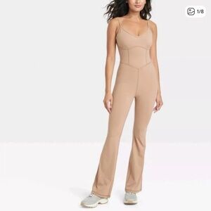 JoyLab Women's Tan Jumpsuit